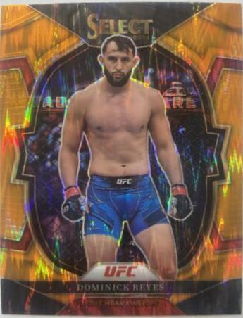 Dominick Reyes 2023 Panini Select UFC Concourse #82 Orange Flash