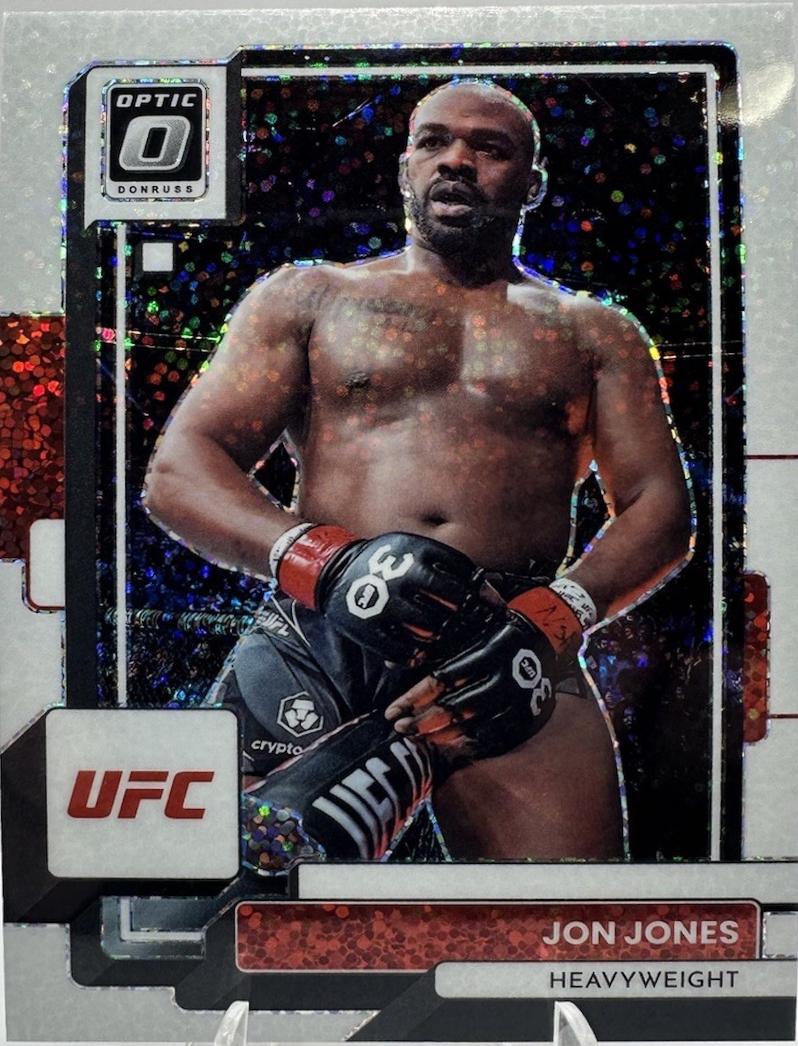 Jon Jones 2023 Panini Donruss Optic UFC Base #85 White Sparkle