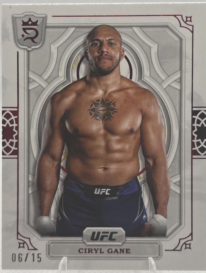 Ciryl Gane 2024 Topps Royalty UFC Base #30 Red