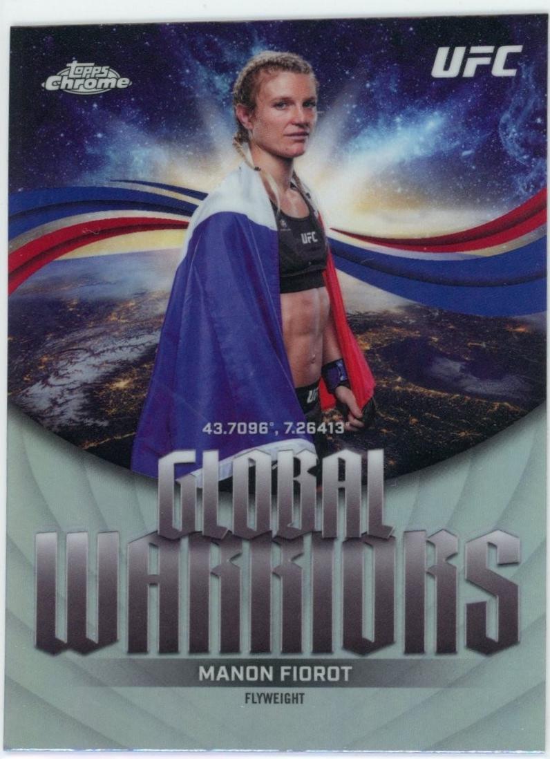 Manon Fiorot 2026 Topps Chrome UFC Global Warriors #GW-18 Refractor