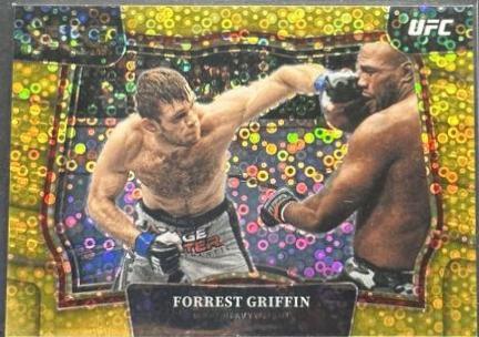 Forrest Griffin 2023 Panini Select UFC Octagonside #278 Gold Disco