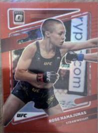 Rose Namajunas 2022 Panini Donruss Optic UFC Base #90 Red