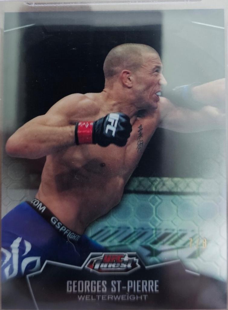 Georges St-Pierre 2012 Topps Finest UFC Base #100 Octafractor