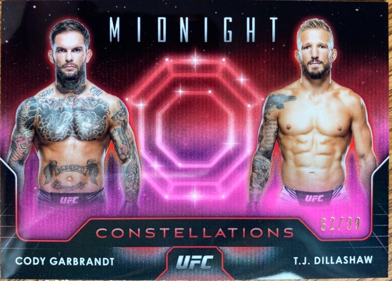 TJ Dillashaw / Cody Garbrandt 2024 Topps Midnight UFC Constellations #CO-20 Twilight