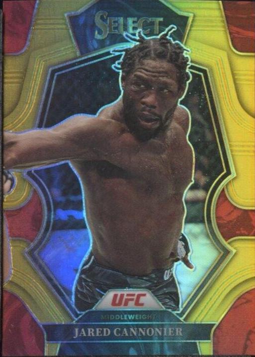 Jared Cannonier 2023 Panini Select UFC Mezzanine #363 Gold