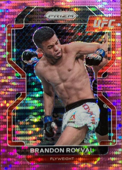 Brandon Royval 2022 Panini Prizm UFC Base #149 Pink Pulsar