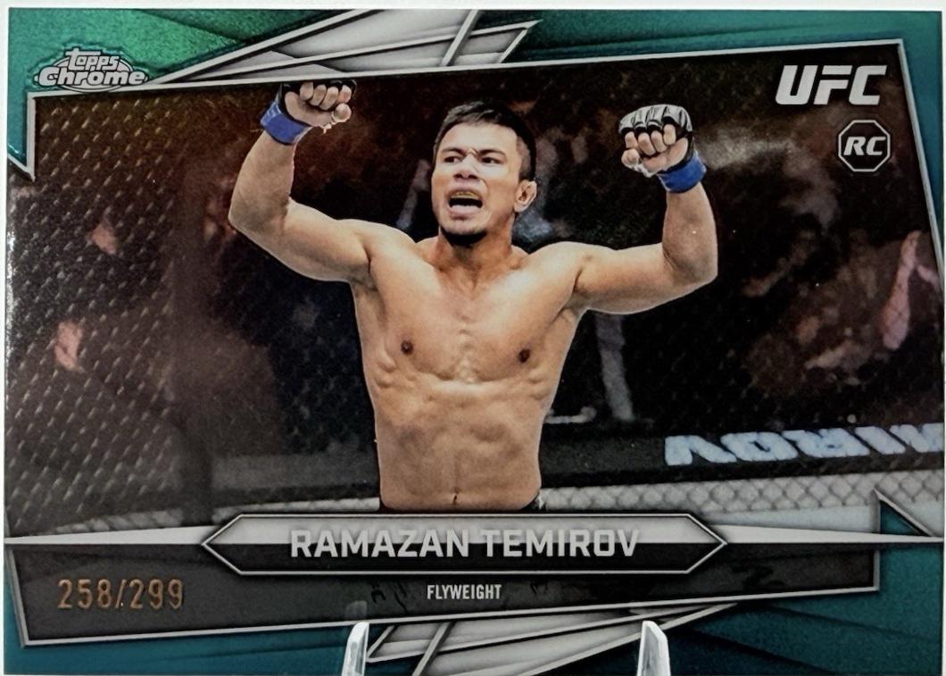 Ramazan Temirov 2026 Topps Chrome UFC Base #77 Teal Refractor
