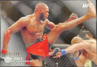 Jon Jones 2015 Topps UFC Knockout Base #1 Silver