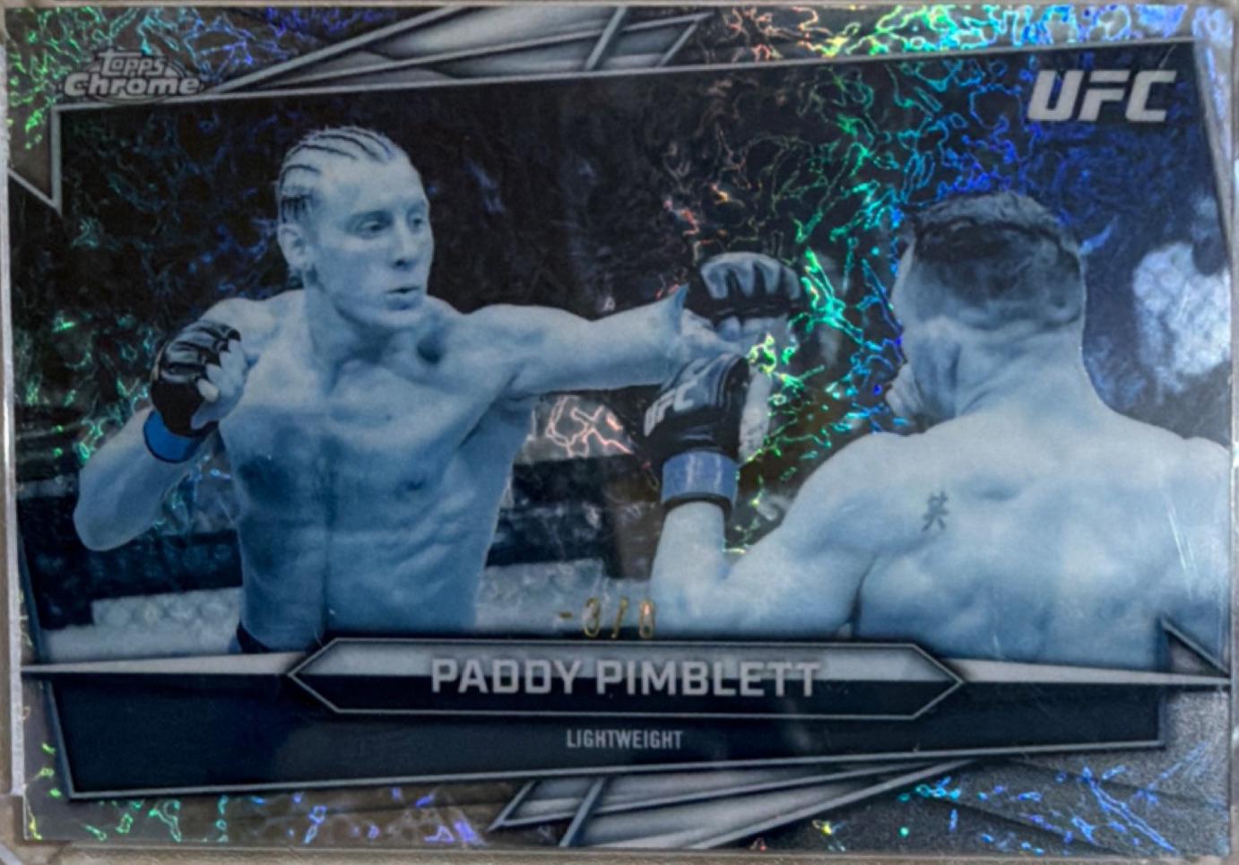 Paddy Pimblett 2026 Topps Chrome UFC Base #23 Frozenfractor