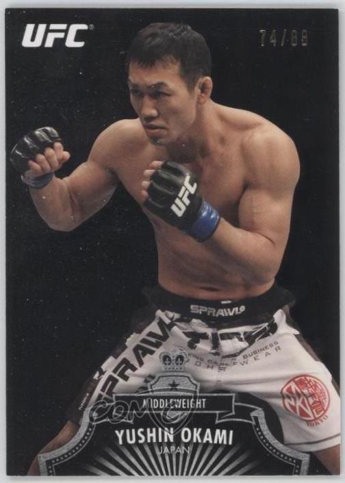 Yushin Okami 2012 Topps UFC Bloodlines Base #50 Black