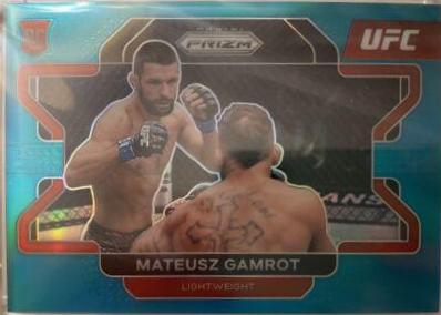 Mateusz Gamrot 2022 Panini Prizm UFC Base #66 Teal