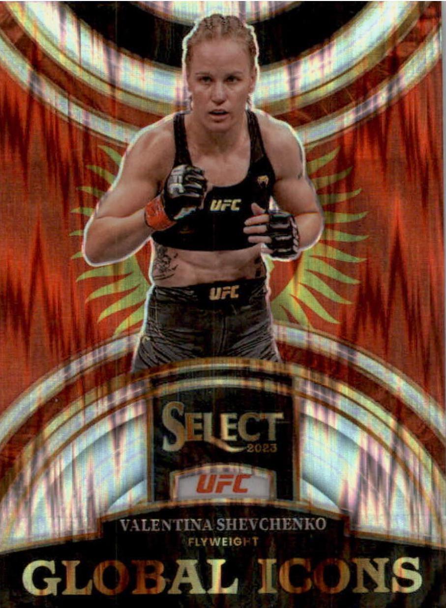 Valentina Shevchenko 2023 Panini Select UFC Global Icons #21 Flash