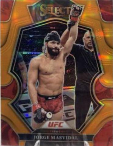 Jorge Masvidal 2023 Panini Select UFC Premier Level #164 Orange
