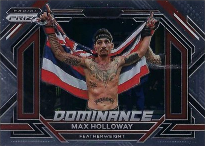 Max Holloway 2023 Panini Prizm UFC Dominance #4 Black