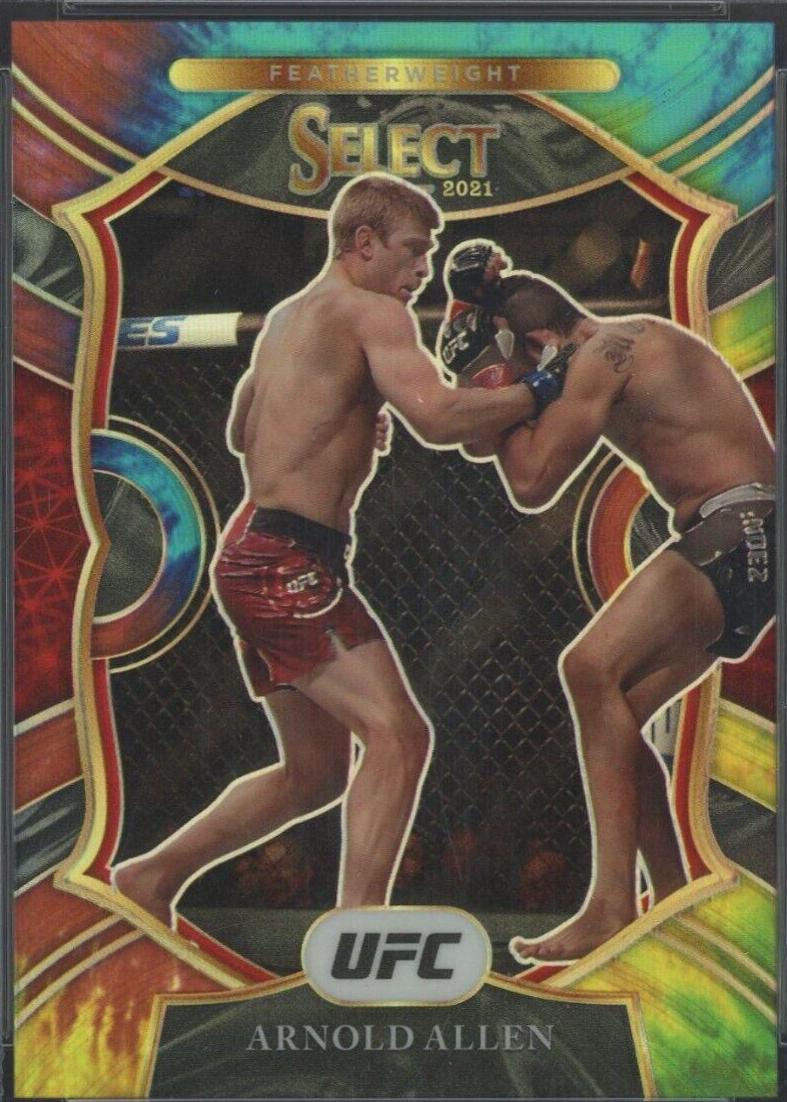Arnold Allen 2021 Panini Select UFC Concourse #76 Tie Dye