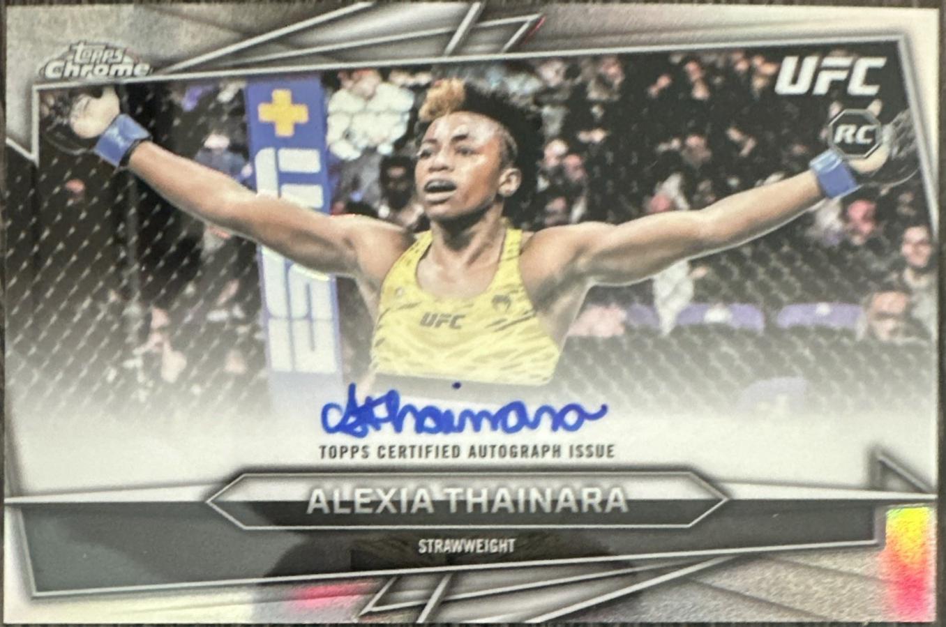 Alexia Thainara 2026 Topps Chrome UFC Base Autographs #BAV-AE Refractor