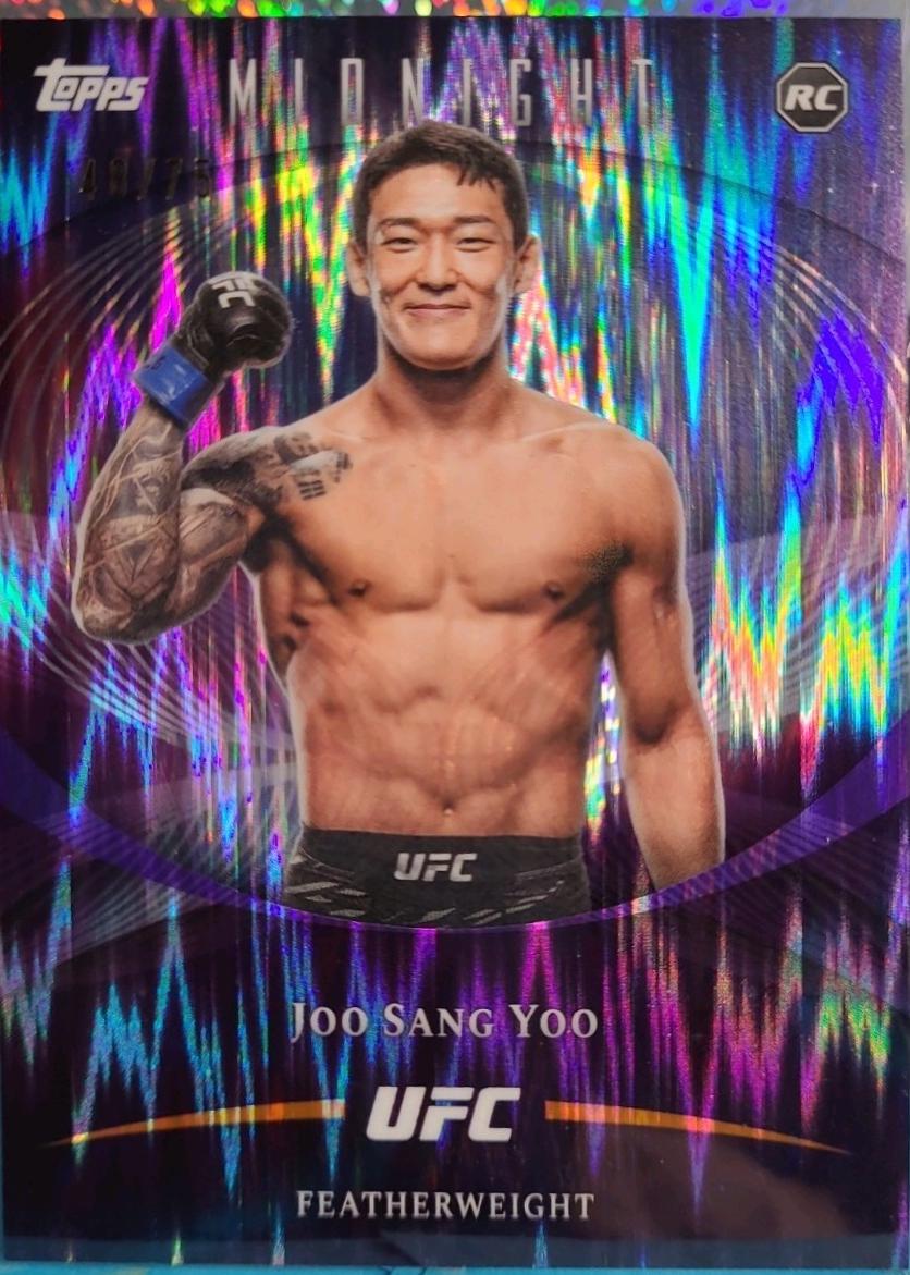 Joo Sang Yoo 2026 Topps Midnight UFC Base #95 Dusk