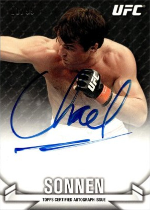 Chael Sonnen 2013 Topps UFC Knockout Knockout Autographs #KA-CS Mat
