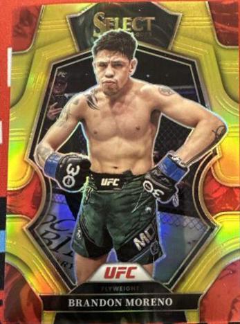 Brandon Moreno 2023 Panini Select UFC Premier Level #130 Gold