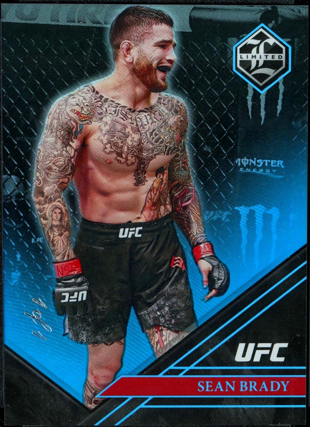 Sean Brady 2023 Panini Chronicles UFC Base Limited #216 Platinum