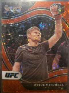 Bryce Mitchell 2021 Panini Select UFC Octagonside #277 Red Disco