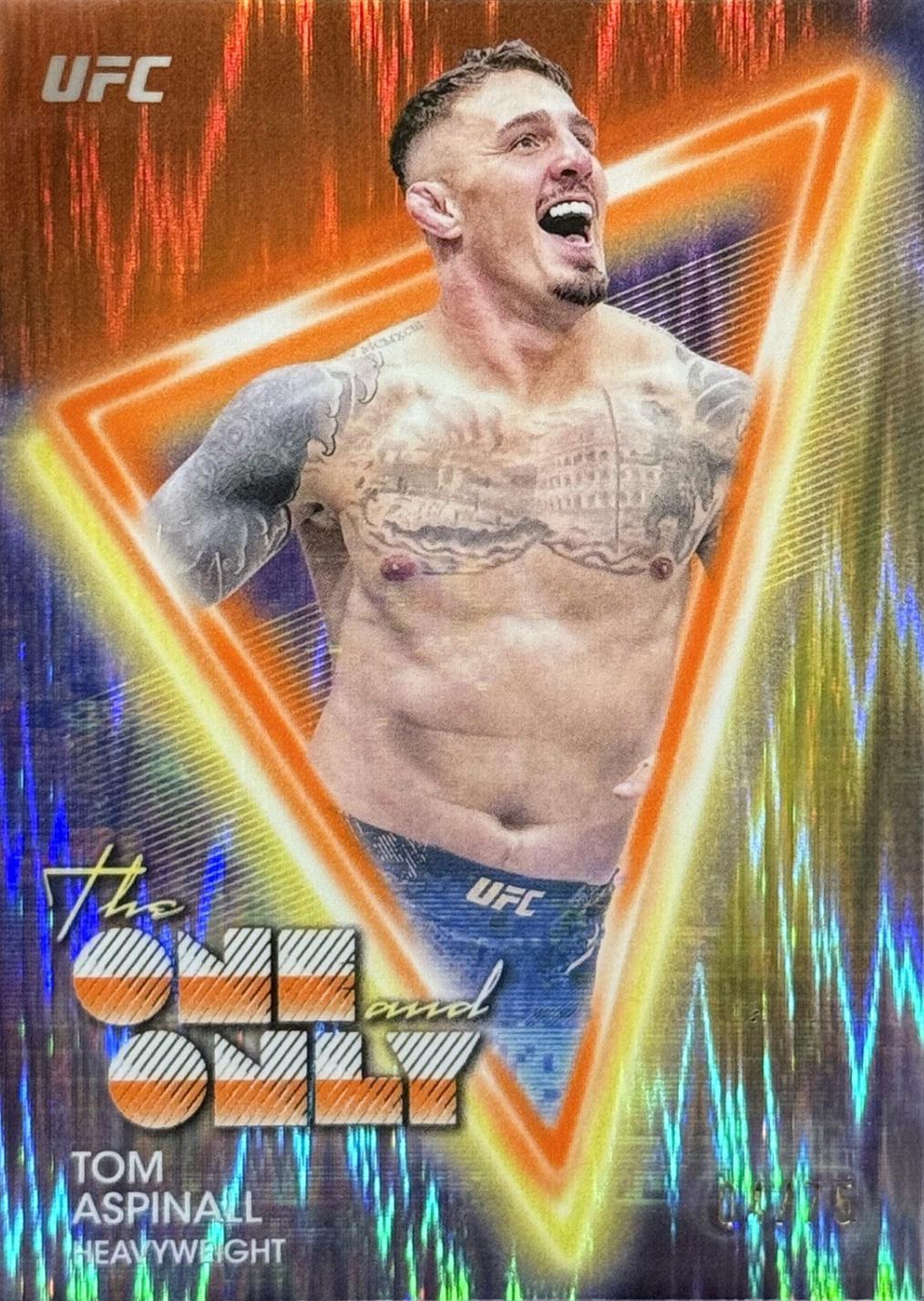 Tom Aspinall 2025 Topps Midnight UFC The One and Only #OO-7 Dusk