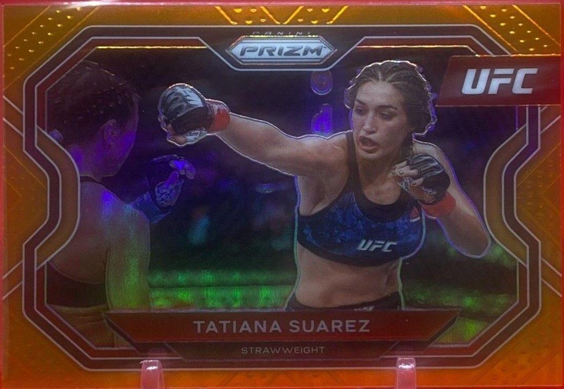 Tatiana Suarez 2021 Panini Prizm UFC Base #187 Orange