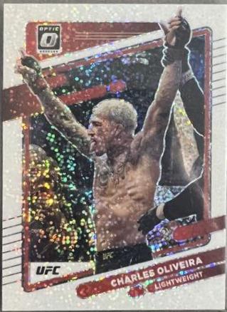 Charles Oliveira 2022 Panini Donruss Optic UFC Base #88 White Sparkle