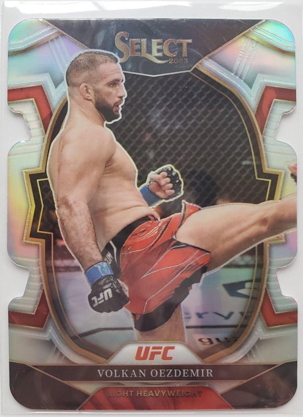 Volkan Oezdemir 2023 Panini Select UFC Concourse #25 Silver Die Cut