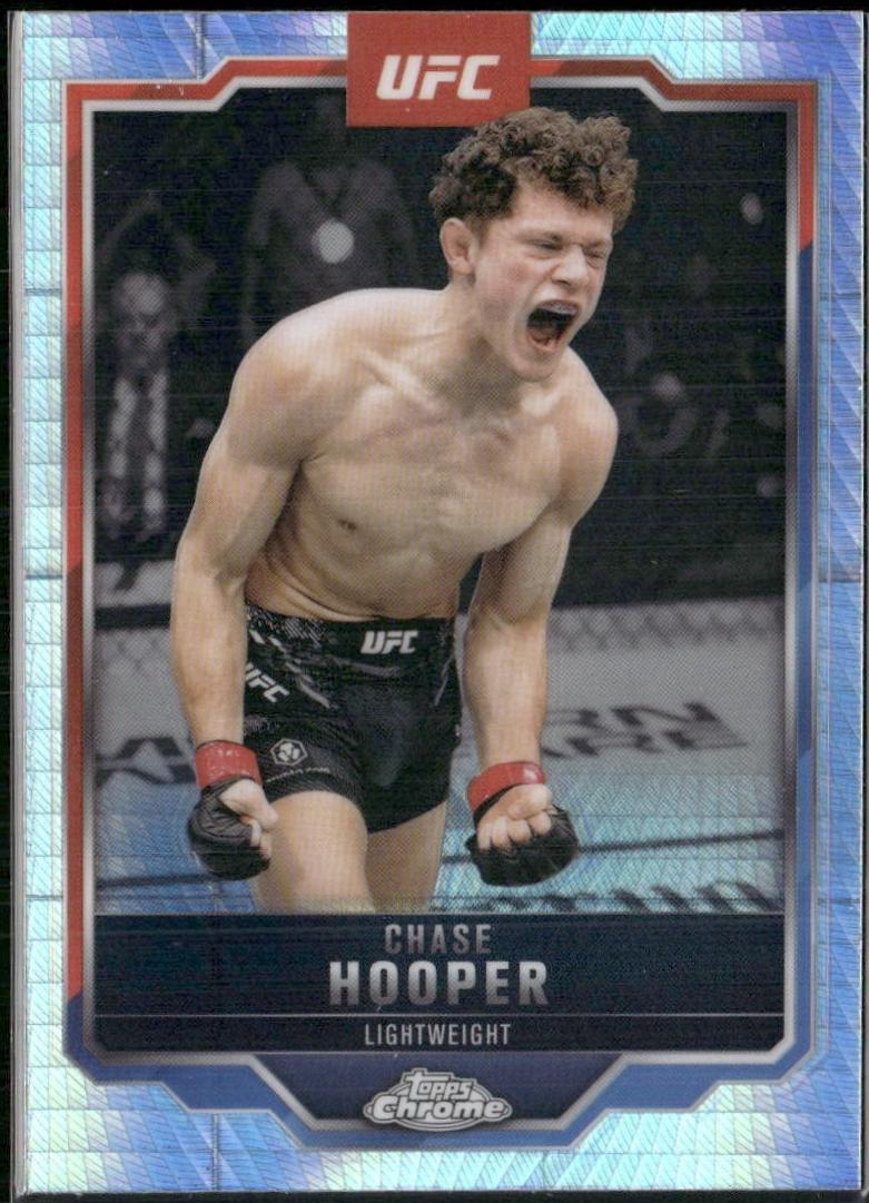 Chase Hooper 2025 Topps Chrome UFC Base #17 Prism Refractor