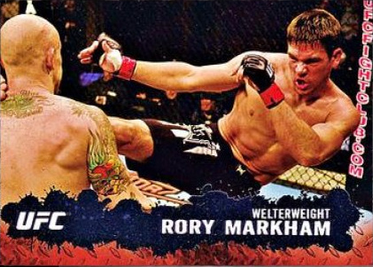 Rory Markham 2009 Topps UFC Round 2 Base #80 Ruby