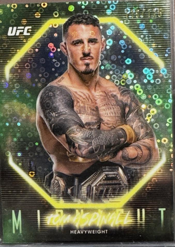 Tom Aspinall 2025 Topps Midnight UFC Base #12 Morning