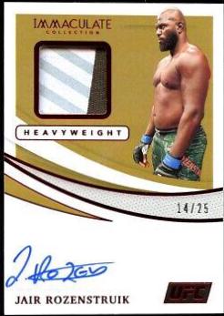 Jairzinho Rozenstruik 2021 Panini Immaculate UFC Premium Memorabilia Autographs #8 Red