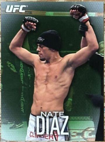 Nate Diaz 2012 Topps UFC Knockout Base #4 Green