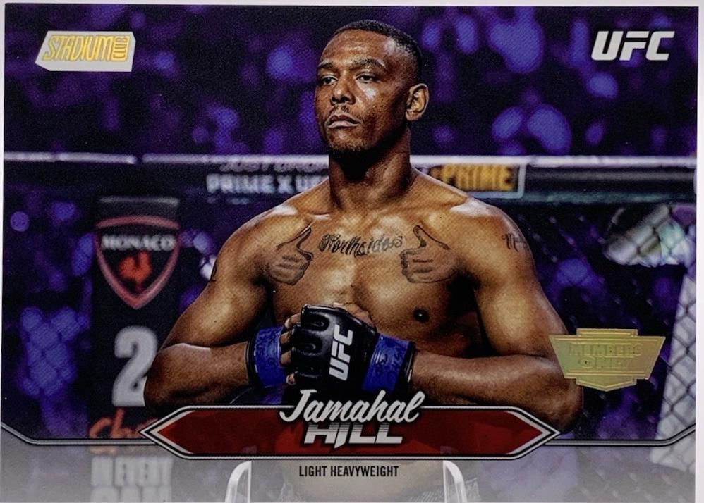 Jamahal Hill 2025 Topps Stadium Club UFC Base #51 Members Only