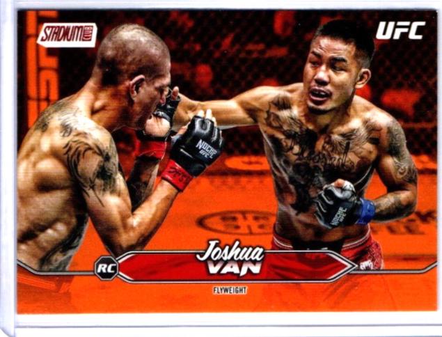 Joshua Van 2025 Topps Stadium Club UFC Base #15 Orange