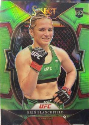 Erin Blanchfield 2023 Panini Select UFC Concourse #14 Neon Green