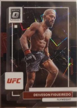 Deiveson Figueiredo 2023 Panini Donruss Optic UFC Base #39 Black Velocity