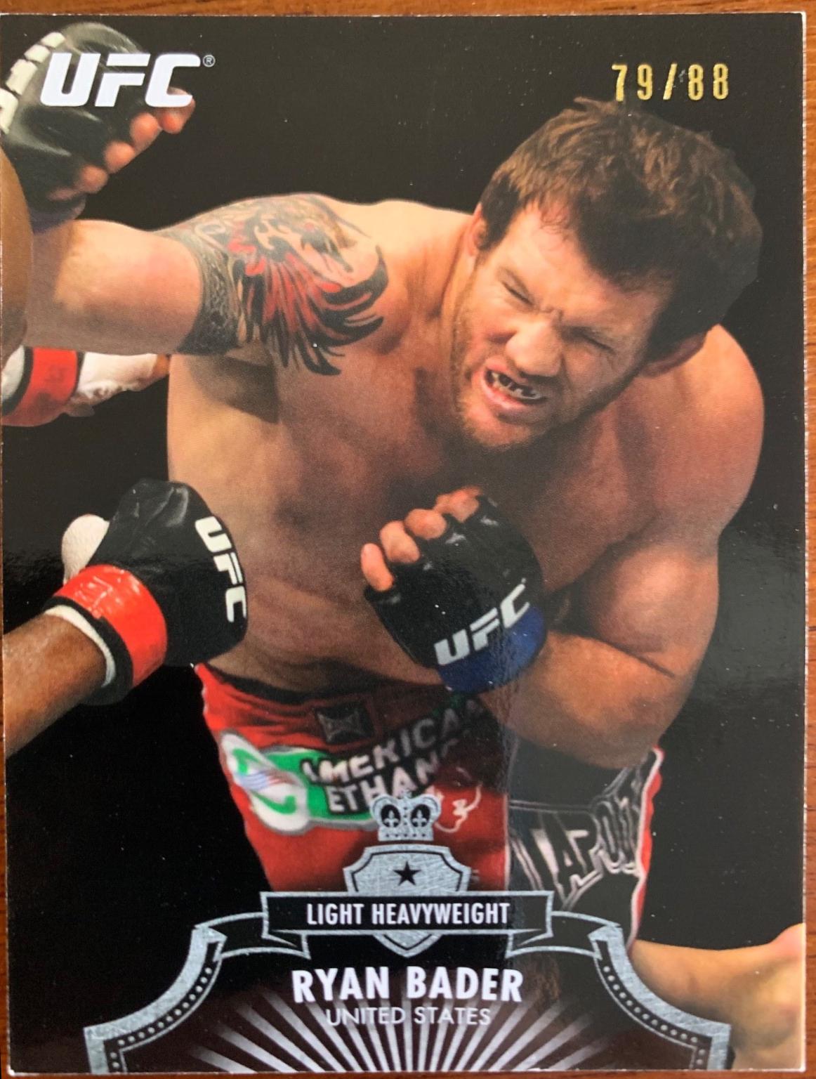 Ryan Bader 2012 Topps UFC Bloodlines Base #46 Black