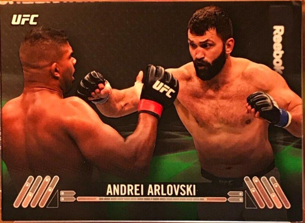 Andrei Arlovski 2017 Topps UFC Knockout Base #80 Green