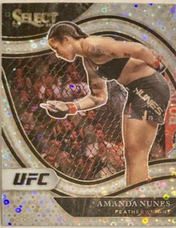 Amanda Nunes 2021 Panini Select UFC Octagonside #216 Disco