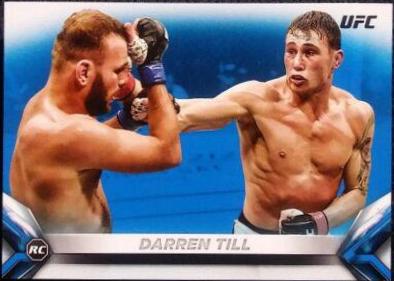Darren Till 2018 Topps UFC Knockout Base #98 Blue