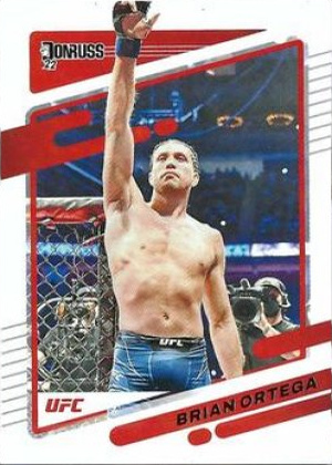 Brian Ortega 2022 Panini Donruss UFC Base #45 Teal