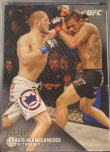 Khabib Nurmagomedov 2015 Topps UFC Knockout Base #49 Silver