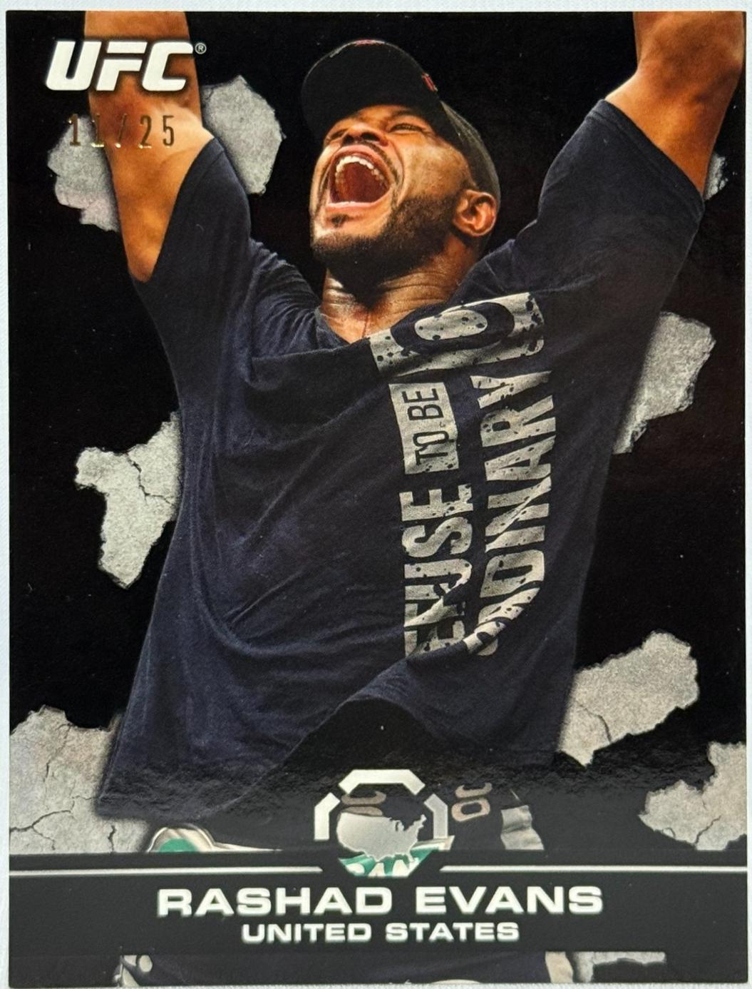 Rashad Evans 2013 Topps UFC Bloodlines Base #73 Black