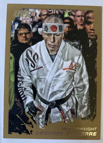 Georges St-Pierre 2011 Topps UFC Moment of Truth Base #100 Gold
