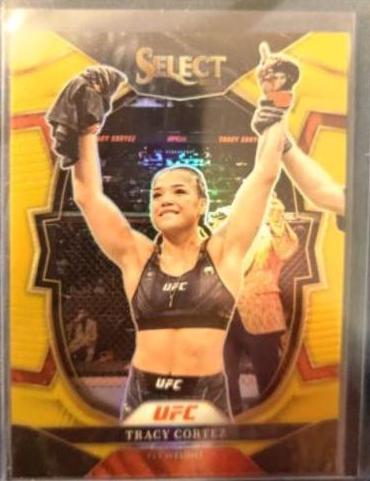 Tracy Cortez 2023 Panini Select UFC Concourse #93 Gold