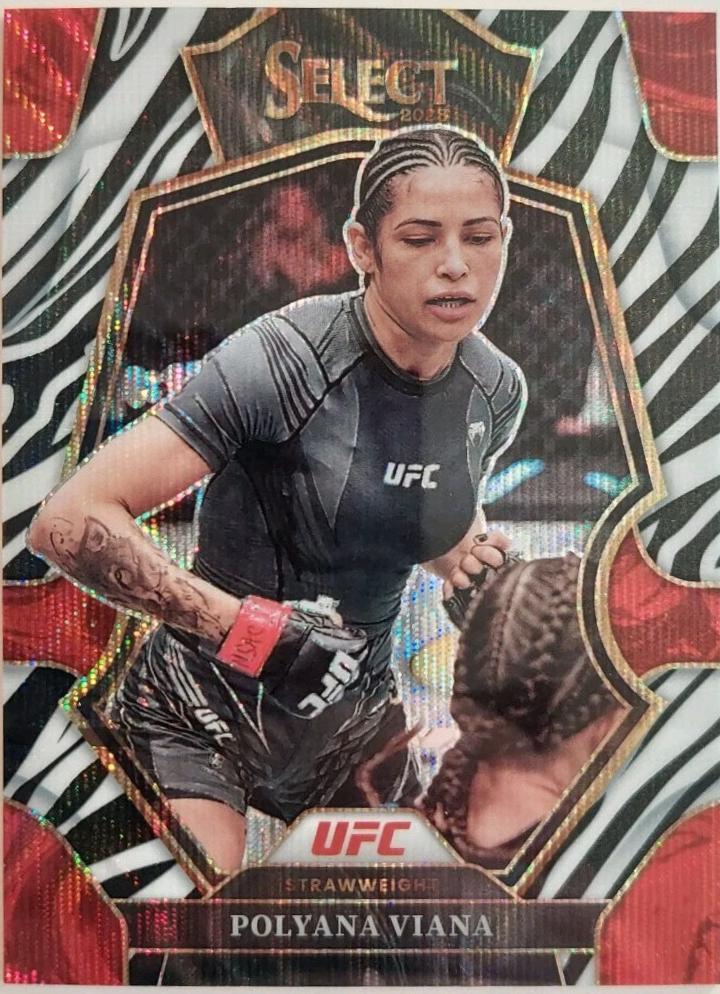Polyana Viana 2023 Panini Select UFC Premier Level #169 Zebra