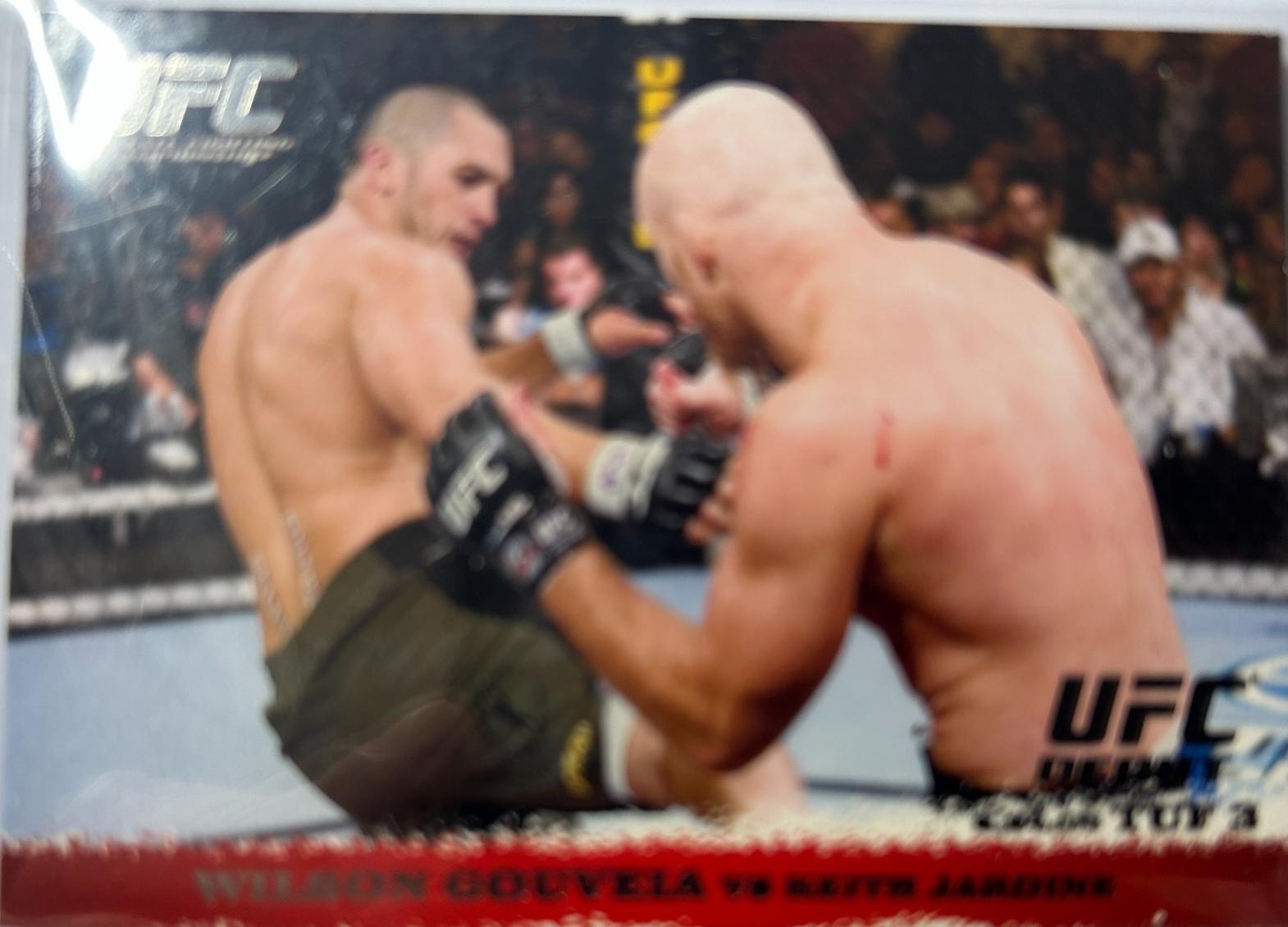 Wilson Gouveia / Keith Jardine 2009 Topps UFC Round 1 Base #45 Silver