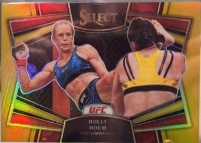 Holly Holm 2023 Panini Select UFC Concourse #44 Gold